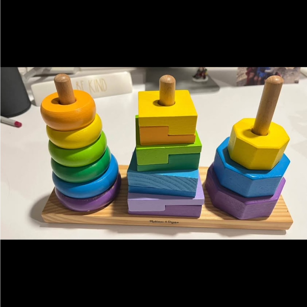 Colorful Wooden Stacking Toy